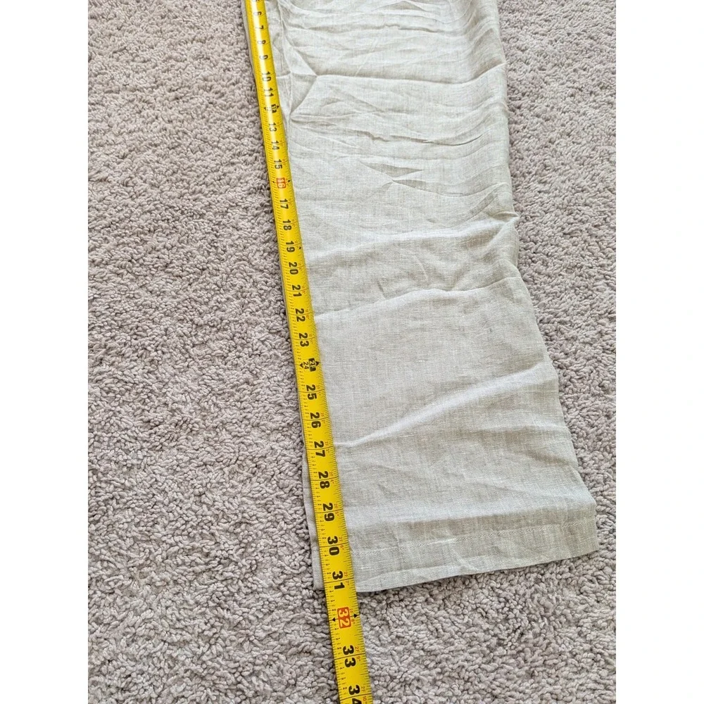 Quince 100% European Linen Pants Flax Mens XL (Fits 36x31) NWT Pockets Flowy